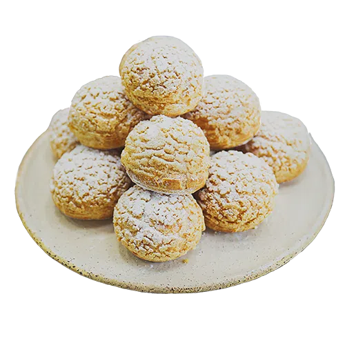 פחזניות וניל עם קרמבל פריך - מתכון של דנון, בית הספר למצוינות קולינרית