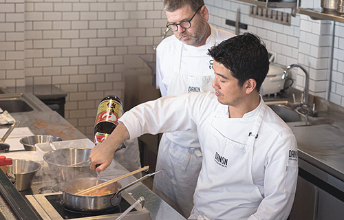 מטבח יפני - בבית ספר דנון